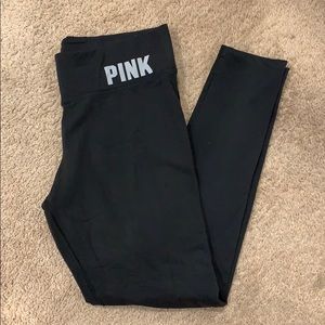Pink yoga leggings